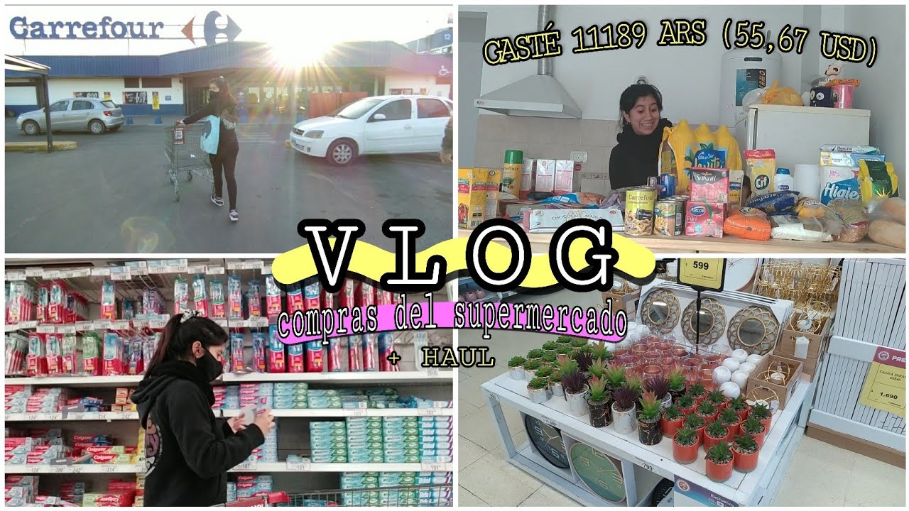 MIS COMPRAS DEL SUPERMERCADO en ARGENTINA + HAUL || VLOG ❤️✨