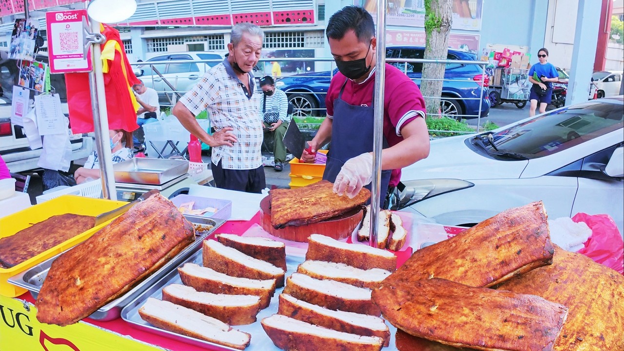 吉隆坡華聯花園OUG鼎豐脆皮燒肉，早市燒肉大王/Malaysia/街頭燒肉/街頭美食/吉隆坡/早市/美食/foodie/food