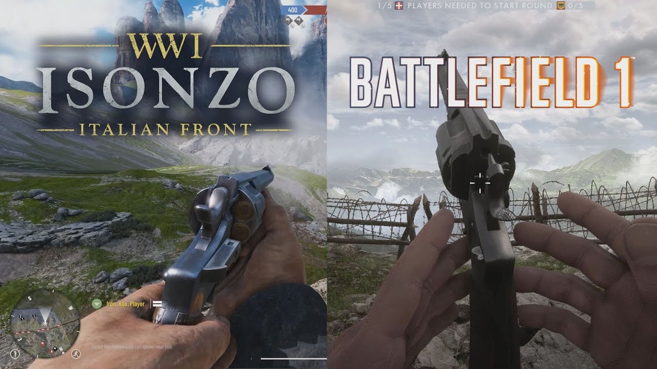 Isonzo vs Battlefield 1 - Weapon Comparison
