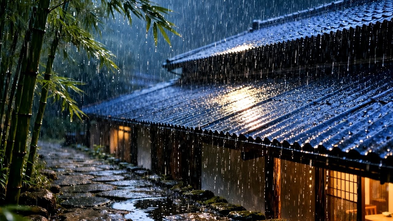 Deep Rain Sounds for Sleep 🌧️ | Relaxing Night Rain to Fall Asleep Fast