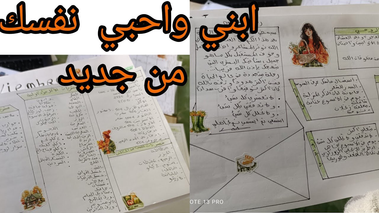 تحدي 60يوم لتغيير حياتك ✅ استرجعي  نفسك الضائعة واهتم بتفاصيل حياتك . تخطيط نونبر بداية جديدة