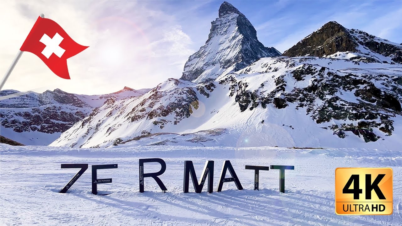 Skiing in Zermatt Paradise 2026 - 4K UHD