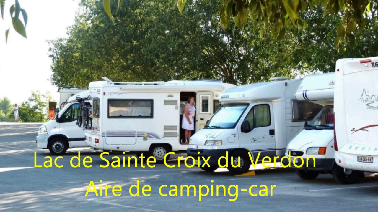 Voyage en camping-car Lac de Sainte Croix du Verdon et Moustier Sainte Marie