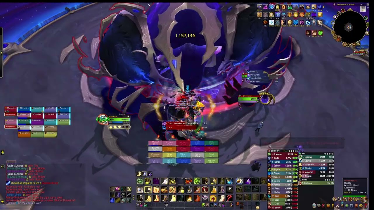Horizon vs Mythic Dimensius Holy Paladin POV