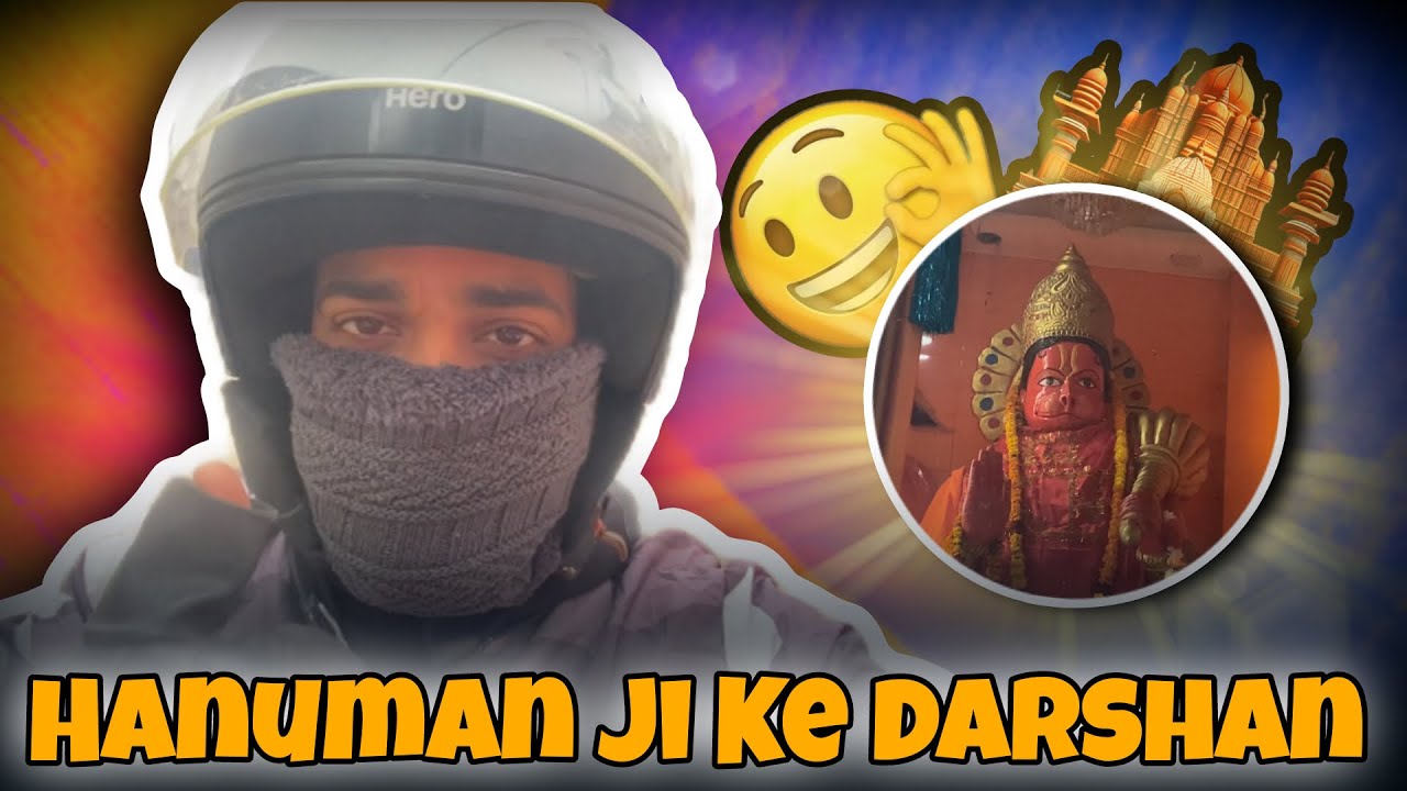 Hanuman ji ke darshan kiye || Aaj mummy ke sath tilhar wale Hanuman ji mandir Gaye