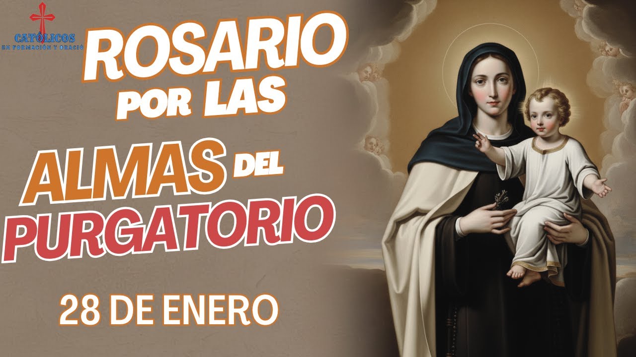 🛡️ ROSARIO por las ALMAS del Purgatorio (Poderosa Intercesión) 🙏🔥