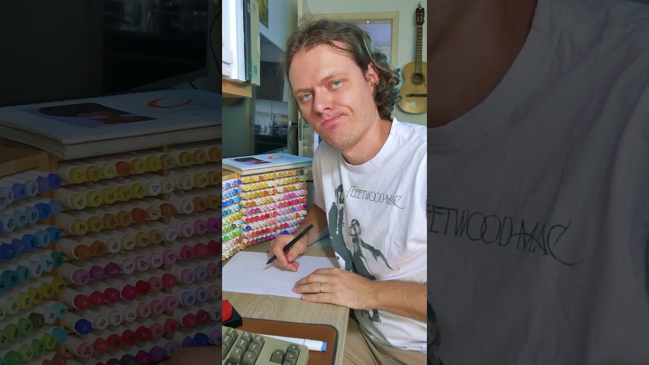 Artists WITH and WITHOUT stuff (part 2) #art #shorts