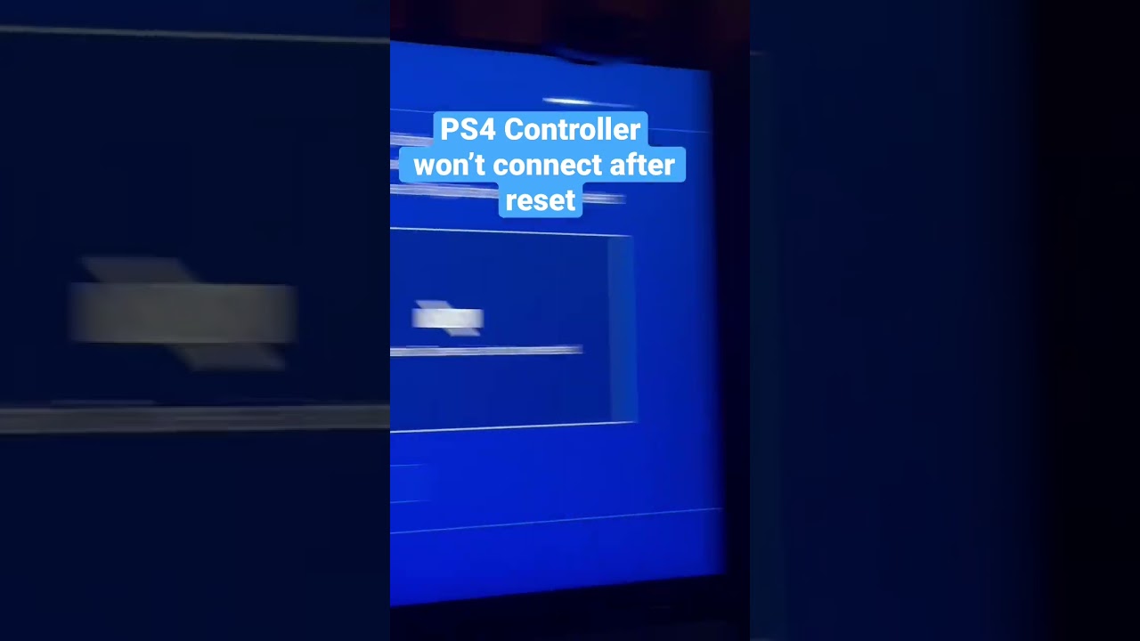 PS4 setup controller won&rsquo;t connect after factory reset fix #ps4 #howto #playstation #technology