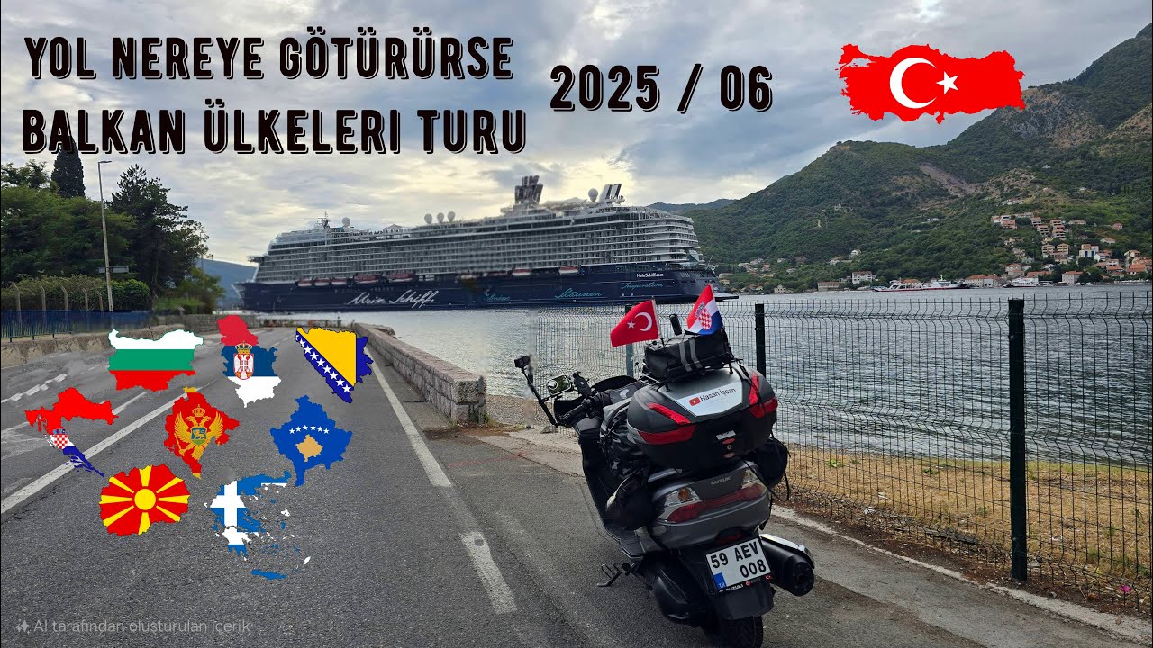 Balkanlar Turu 06 I Yolumuzun Mostar - Dubrovnik - Budva Rotası.
