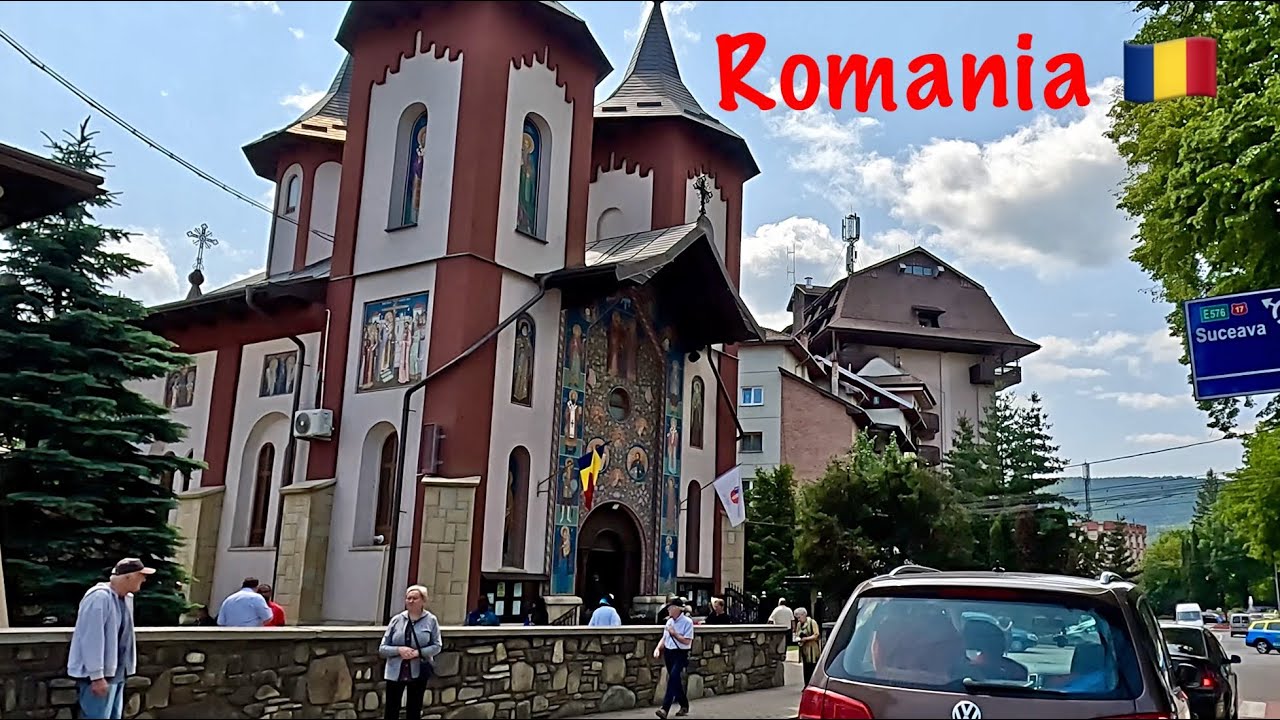 Romania Bucovina by Car 🚗 /,Scenic Drive From Falticeni to Gura Humorului /4K UHD