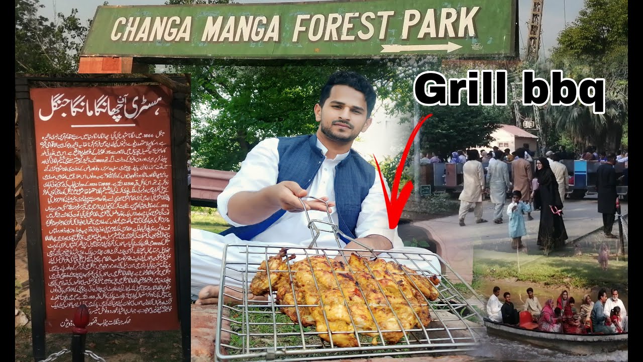 A Mini Trip to Changa Manga Forest Park | Chicken Grill BBQ at Changa Manga Forest Park | Mini vlog