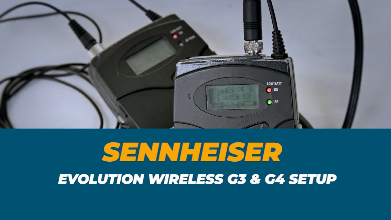 Set Up Your Sennheiser EW G3 & G4 Wireless Mic Easily in Sync Mode