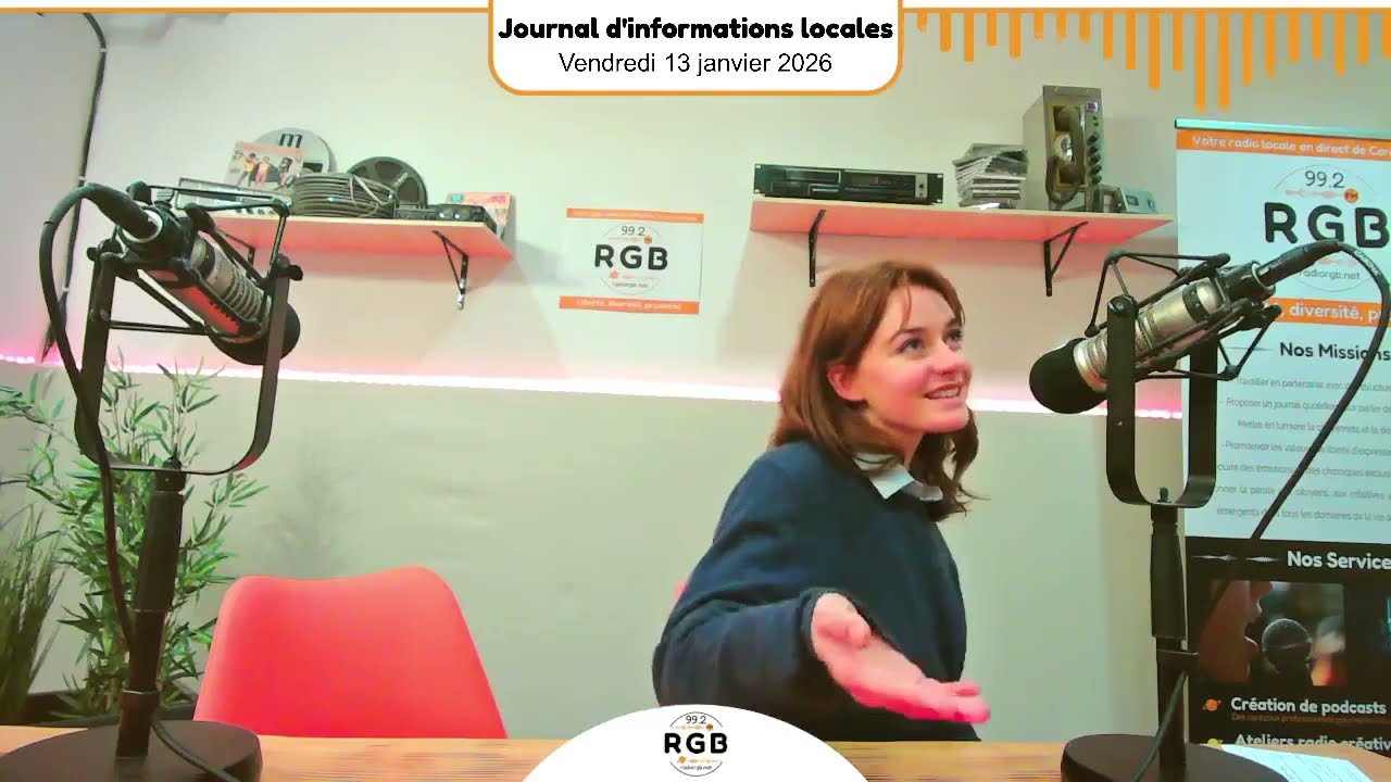 Journal d'informations locales 1/2 - Vendredi 13 février 2026 - Radio RGB 99.2 FM