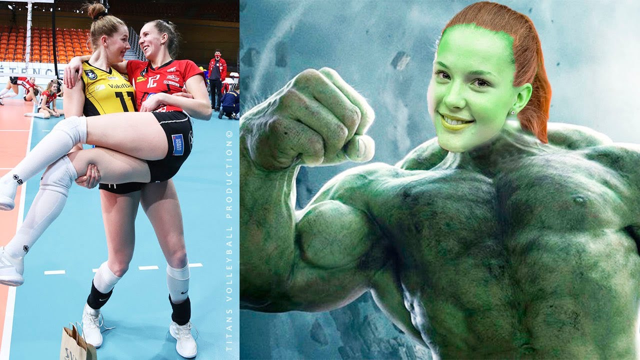 Isabelle Haak - HULK? 😲😂 Powerful Volleyball Spikes 😱👍
