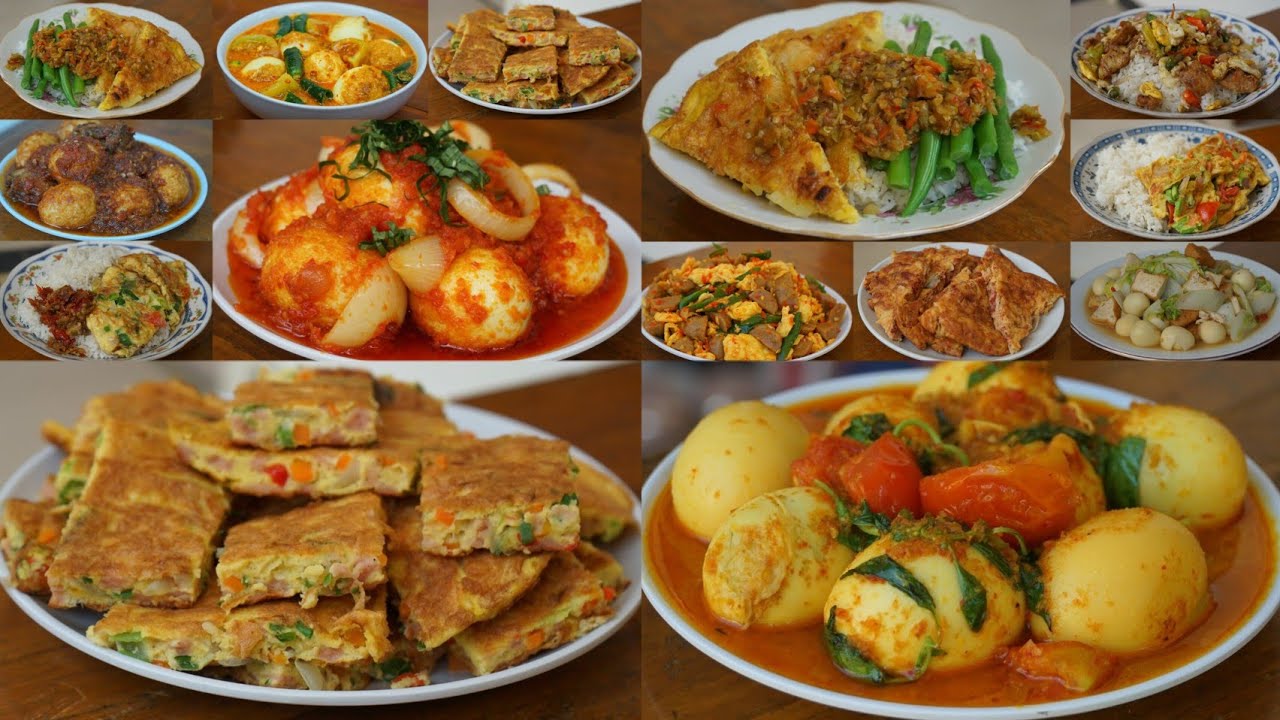 14 MASAKAN TELUR LAUK BUKAPUASA DAN SAHUR MUDAH DANLEZAT | SEMUA ORANG MENYUKAINYA