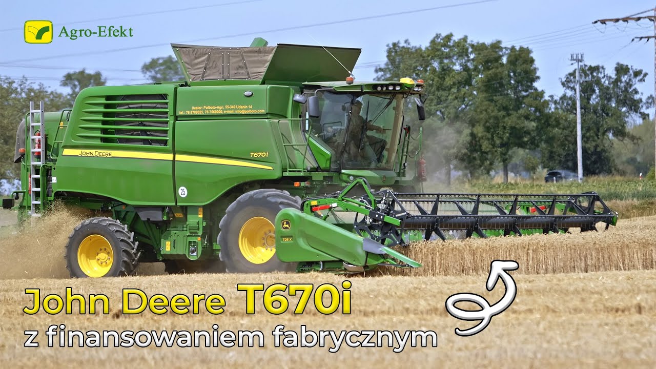 John Deere T670i z finansowaniem fabrycznym | | Agro-Efekt