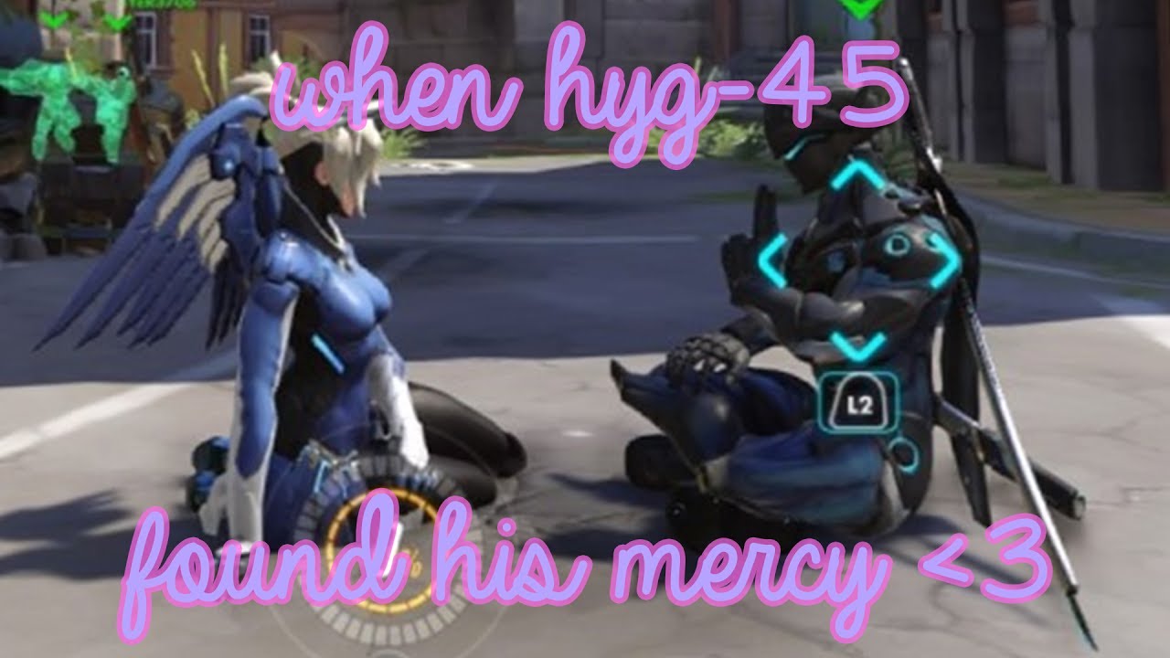 When HYG-45 Found His Mercy ( •ॢ◡-ॢ)-♡ | WAIFUWATCH [Gency/Genji x Mercy]
