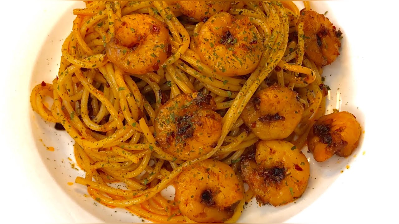 Spicy Garlic Shrimp Pasta | soGood!