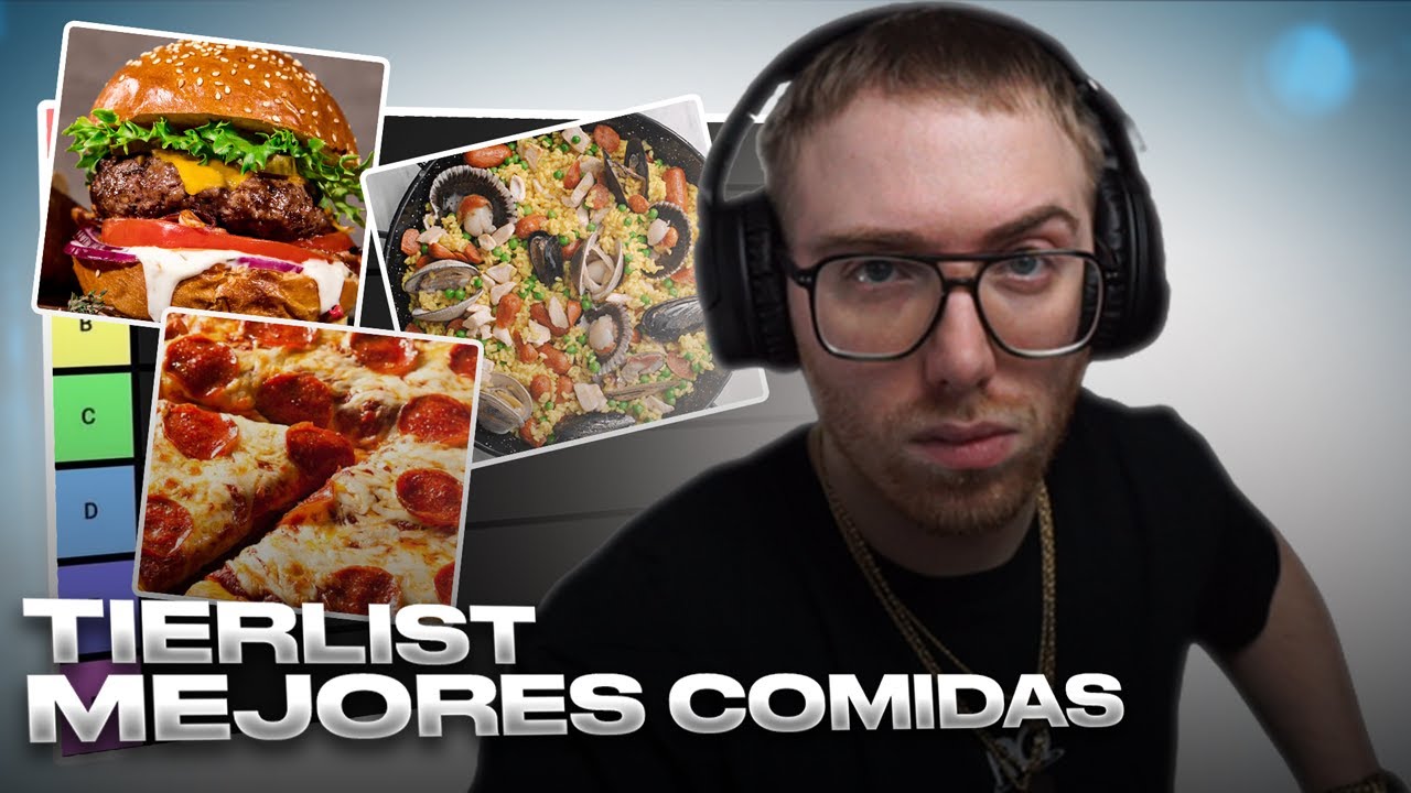 RODRIGO QUESADA REALIZA UN TIER LIST DE LAS MEJORES COMIDAS DEL MUNDO
