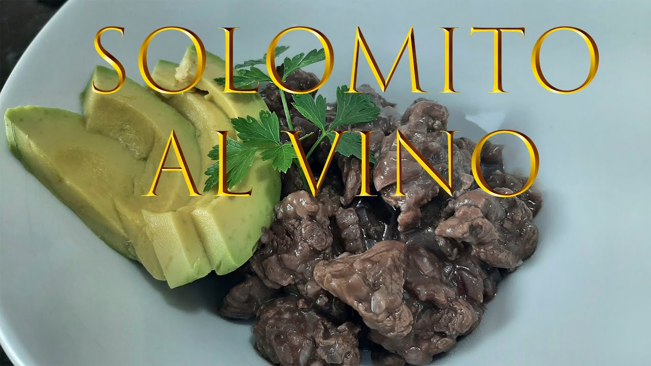 Solomito al vino - Carne al vino en menos de 10 min!!