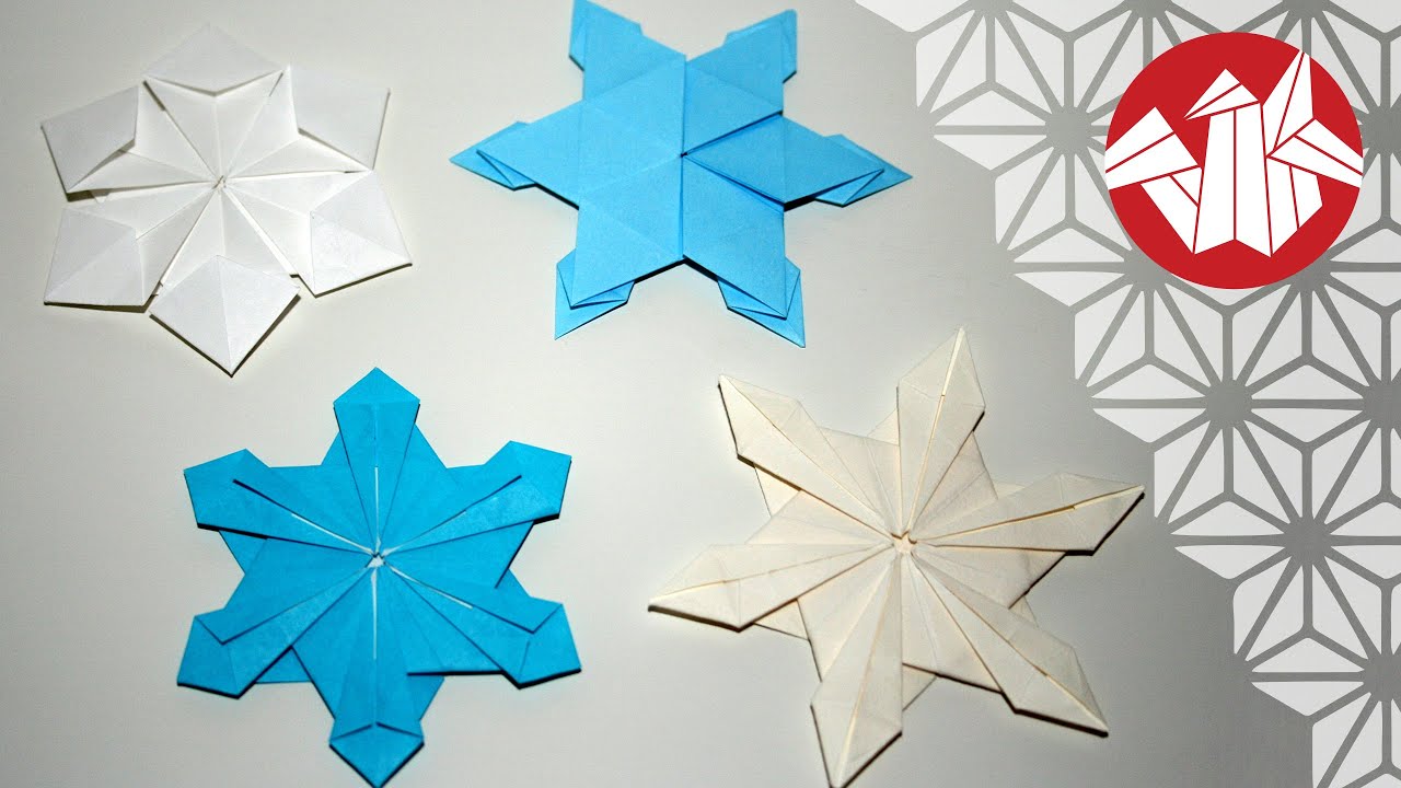 Tuto Origami - Flocons de neige [Senbazuru]