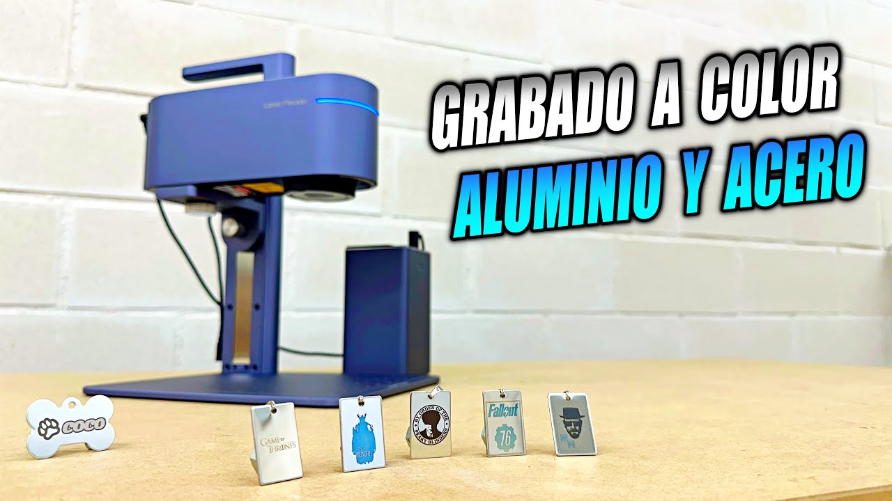 LaserPecker LP4 👉 ( GRABA A COLOR EN ACERO Y ALUMINIO )