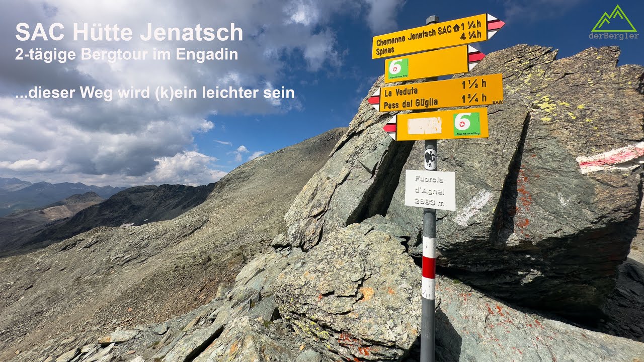 Bergtour SAC Hütte Jenatsch - entlang dem gesamten Beverin