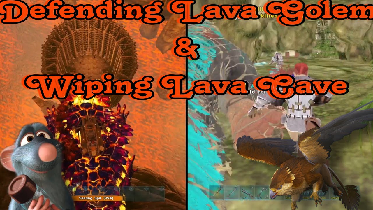Defending Lava Golem & Online Wiping Lava Cave | Terror Fibercraft