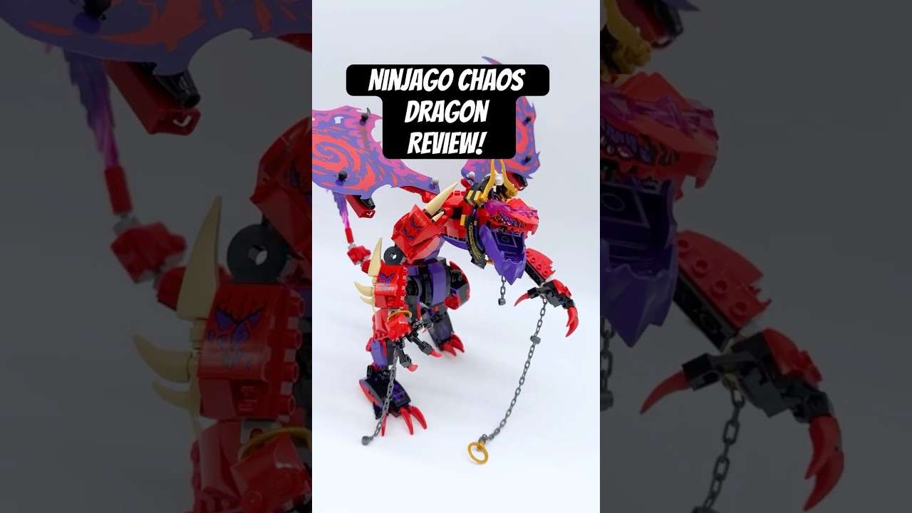 NEW March 2025 Ninjago Dragon Sets REVIEWED! 😈🐉😌 Thunderfang Dragon of Chaos & Arc Dragon of Focus