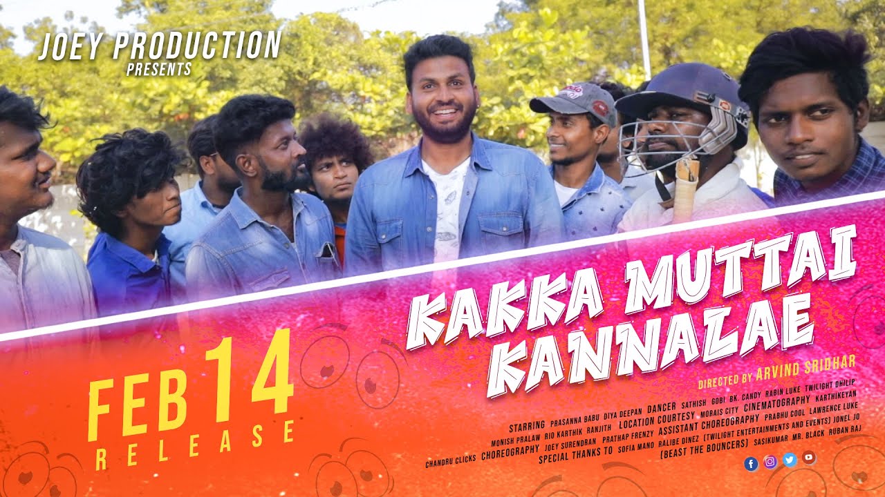 Kakka Mutta Kannala Song | Prashanna Babu | Diya | Arvind | Rashaanth | Sam vishal | Joey | Prathap