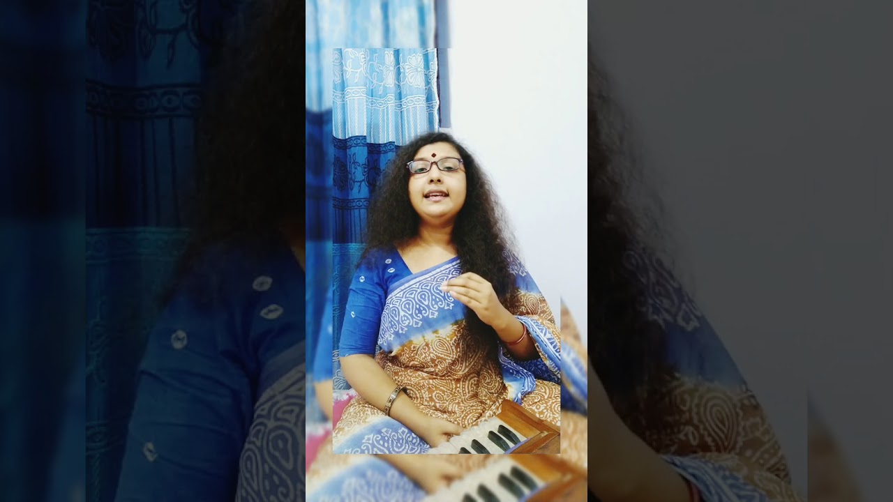 Chander hasir badh vengeche  (চাঁদের হাসির বাঁধ ভেঙেছে) #Rabindra_Shangeet by Irin Onna