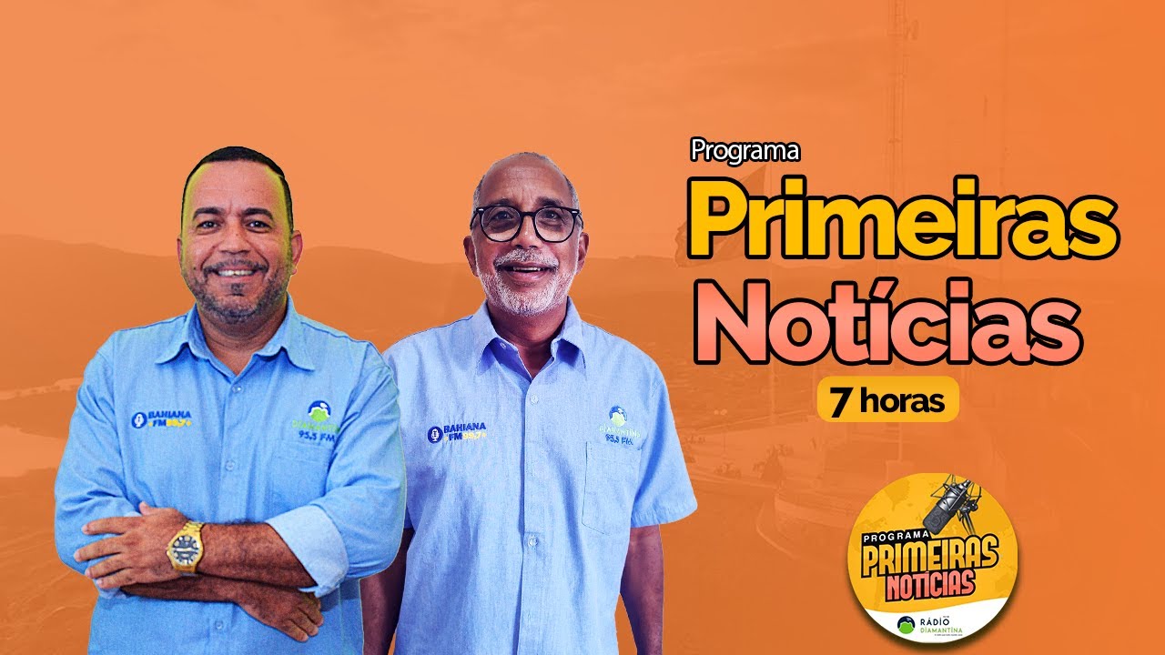 Primeiras Notícias 23/01/2026 | Diamantina FM | Ao Vivo! 🎙️ #DiamantinaFM95 #Itaberaba