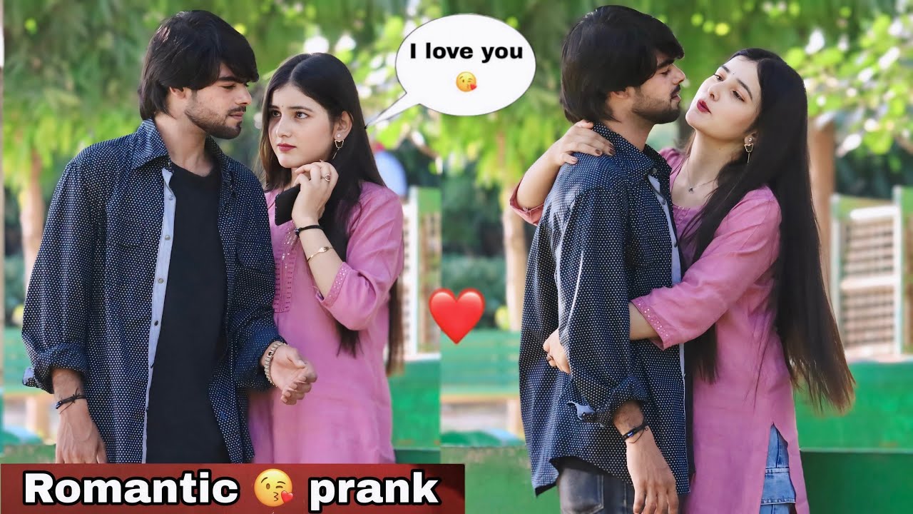 ROMANTIC 😘 PRANK ON CUTE FRIEND | GONE ROMANTIC 🥰 | MAHIRAVLOG 
