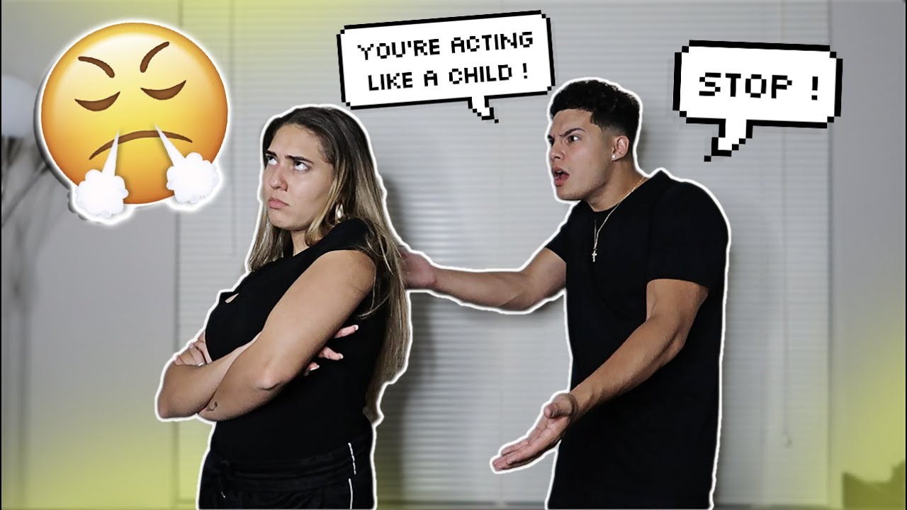 THROWING A TEMPER TANTRUM PRANK ON BOYFRIEND ! *HE SNAPPED*