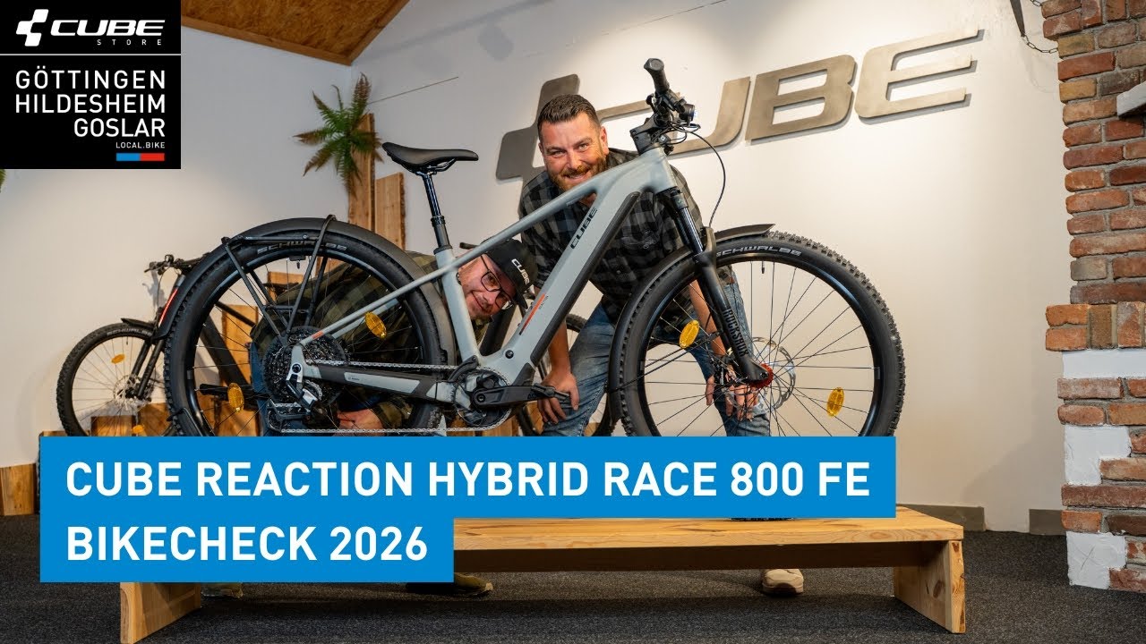 Fahrspaß garantiert – das Reaction Hybrid Race 800 FE von CUBE (2026)