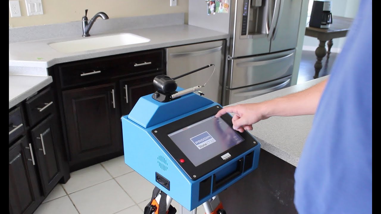 2D 3D Digital Templating and Measuring - Residential Kitchen Countertop
