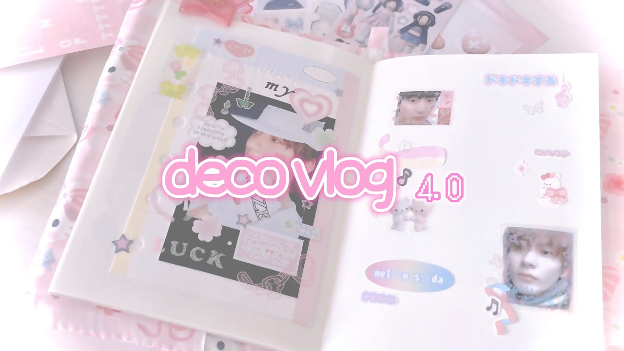 deco vlog 4.0 🩷🍀 ｡✧ riize anton (real time, no music)