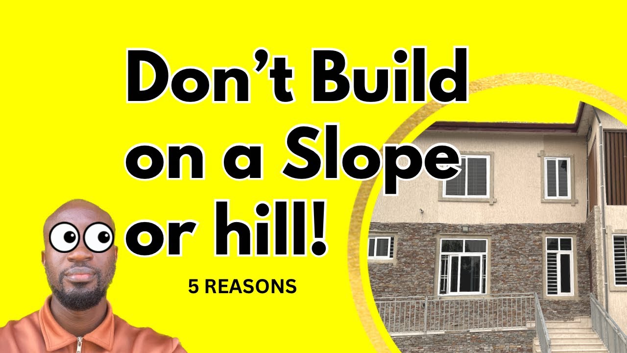 The Truth about Building a house on a hill in 2024! - building in Ghana 🇬🇭
