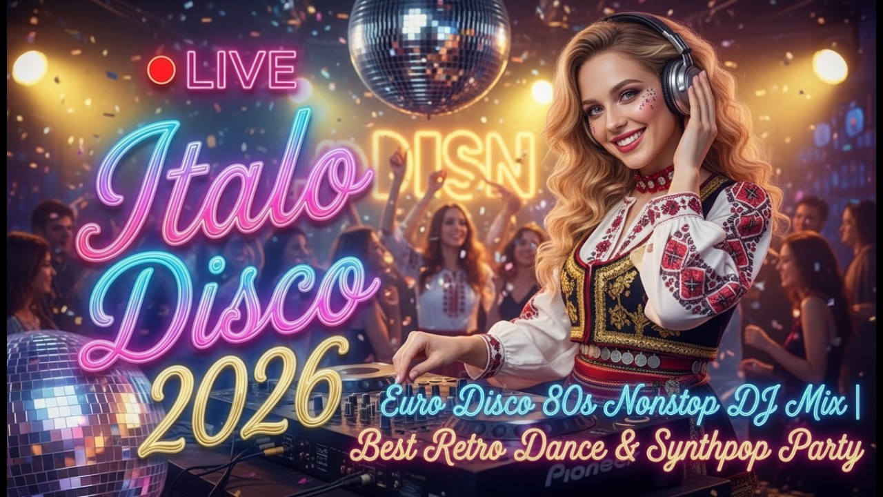 [ LIVE ] Classic Euro Disco Journey 💿 80s–90s Italo Dance Experience