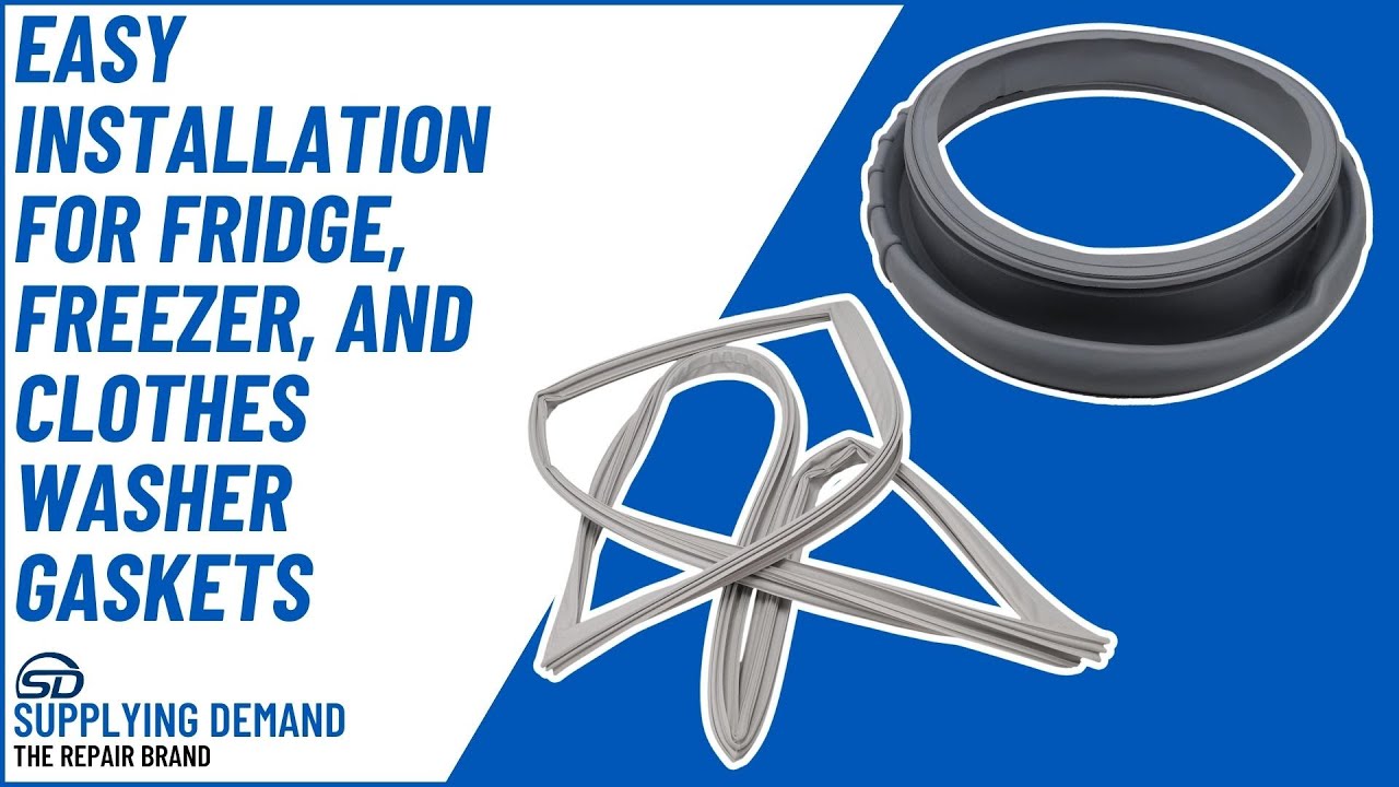 Easy Installation for Fridge, Freezer, and Clothes Washer Gaskets