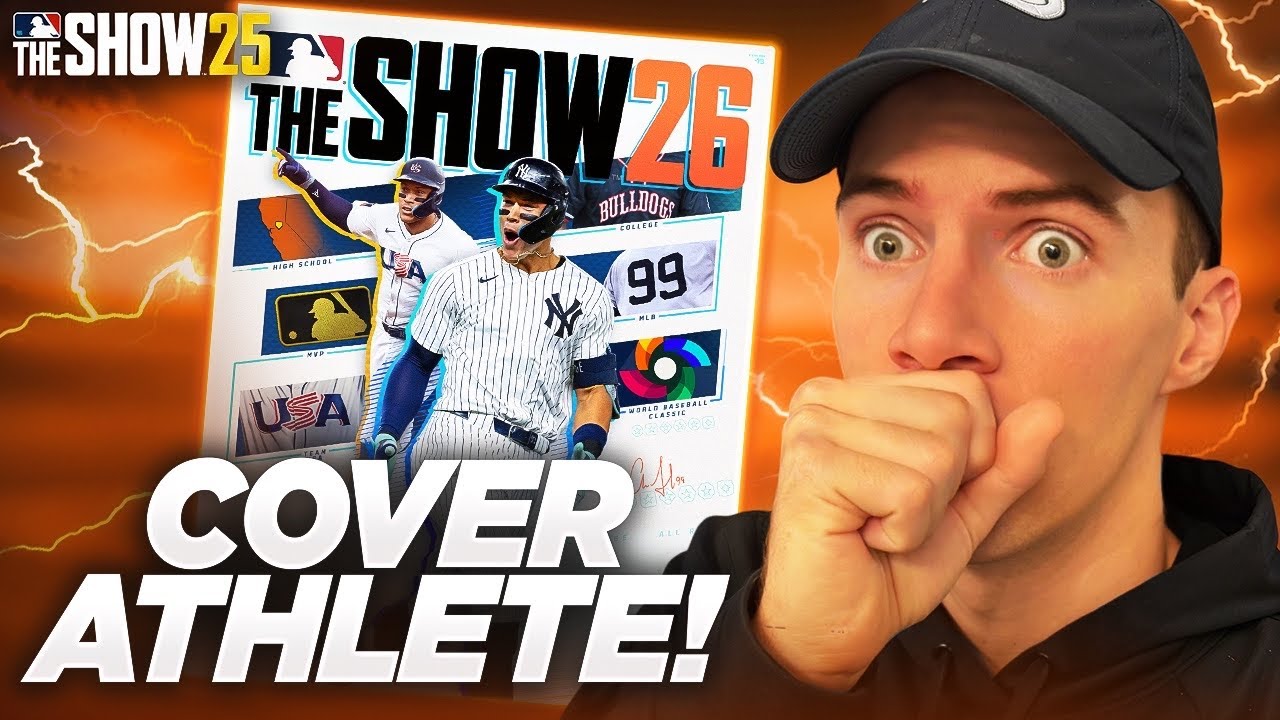Я использовал изображение спортсмена с обложки игры MLB The Show 26!