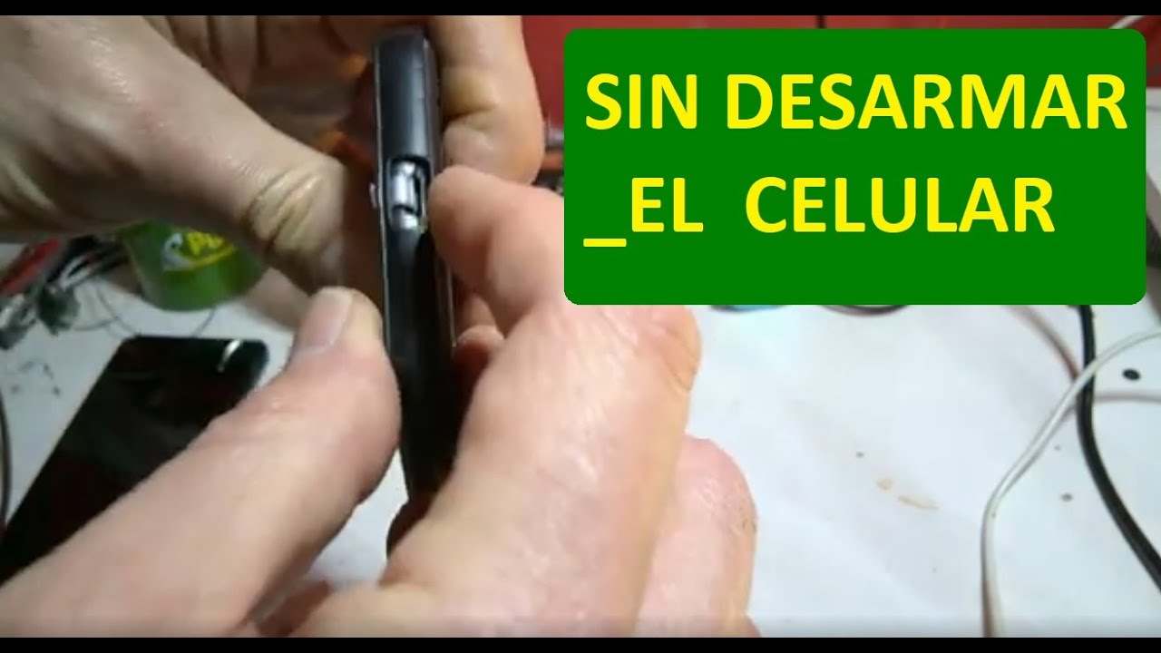 Arreglar Reparar pin de carga celular Micro USB 