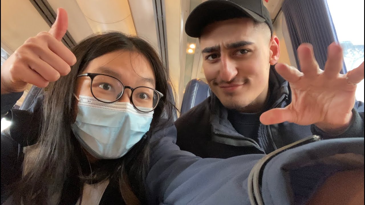 going to Leicester with the hall chair and vice chair of David Collett Hall 2021-22 (ft. Niv)