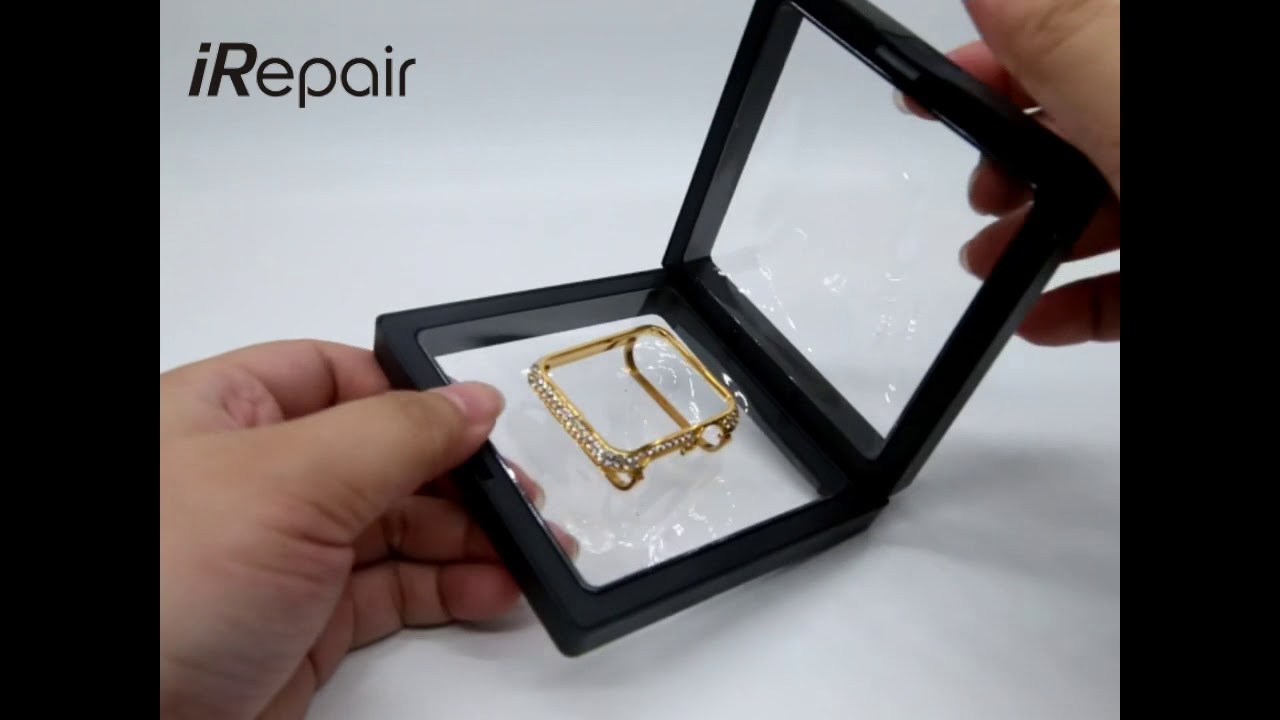 Apple Watch diamond case bezel
