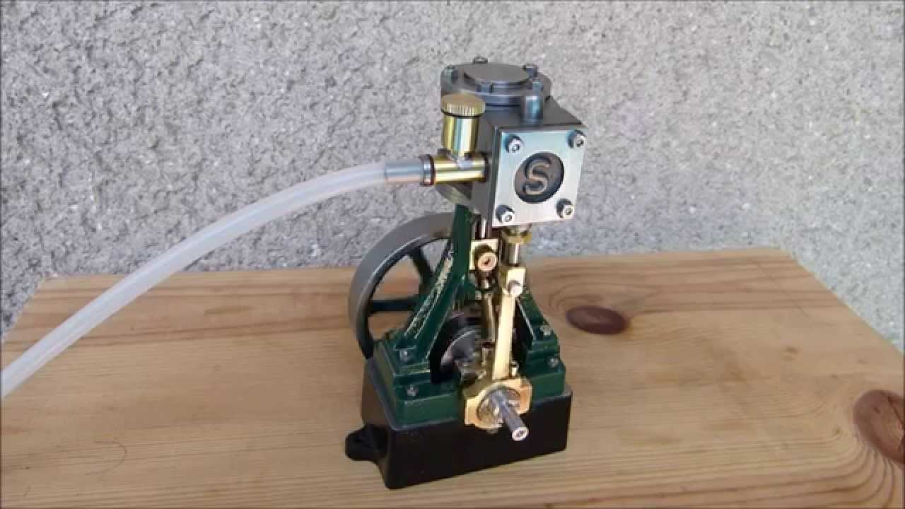 Stuart 10V Dampfmaschine – Betrieb mit Druckluft