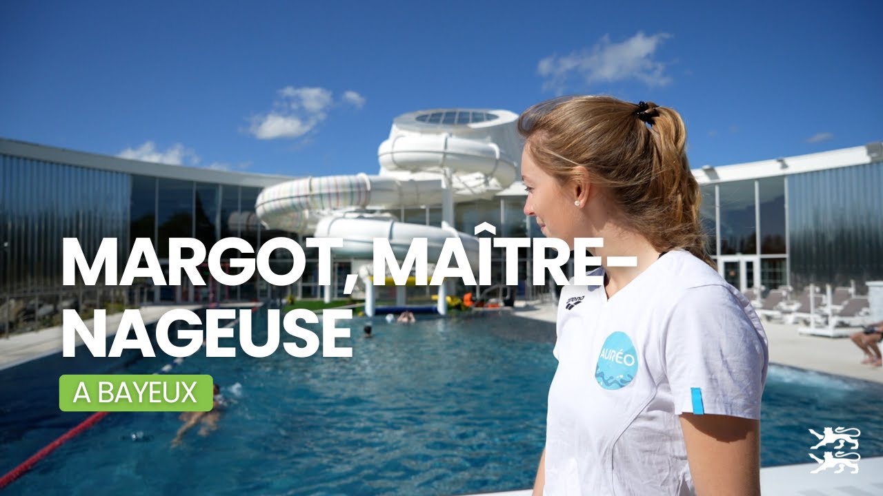 Margot Florczyk, maître-nageuse à Bayeux