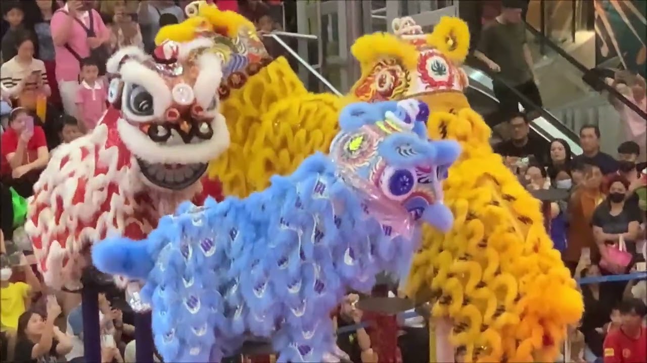 1 Feb 2025 Barongsai Lion Dance Imlek CNY Emporium Pluit Mall Jakarta Indonesia