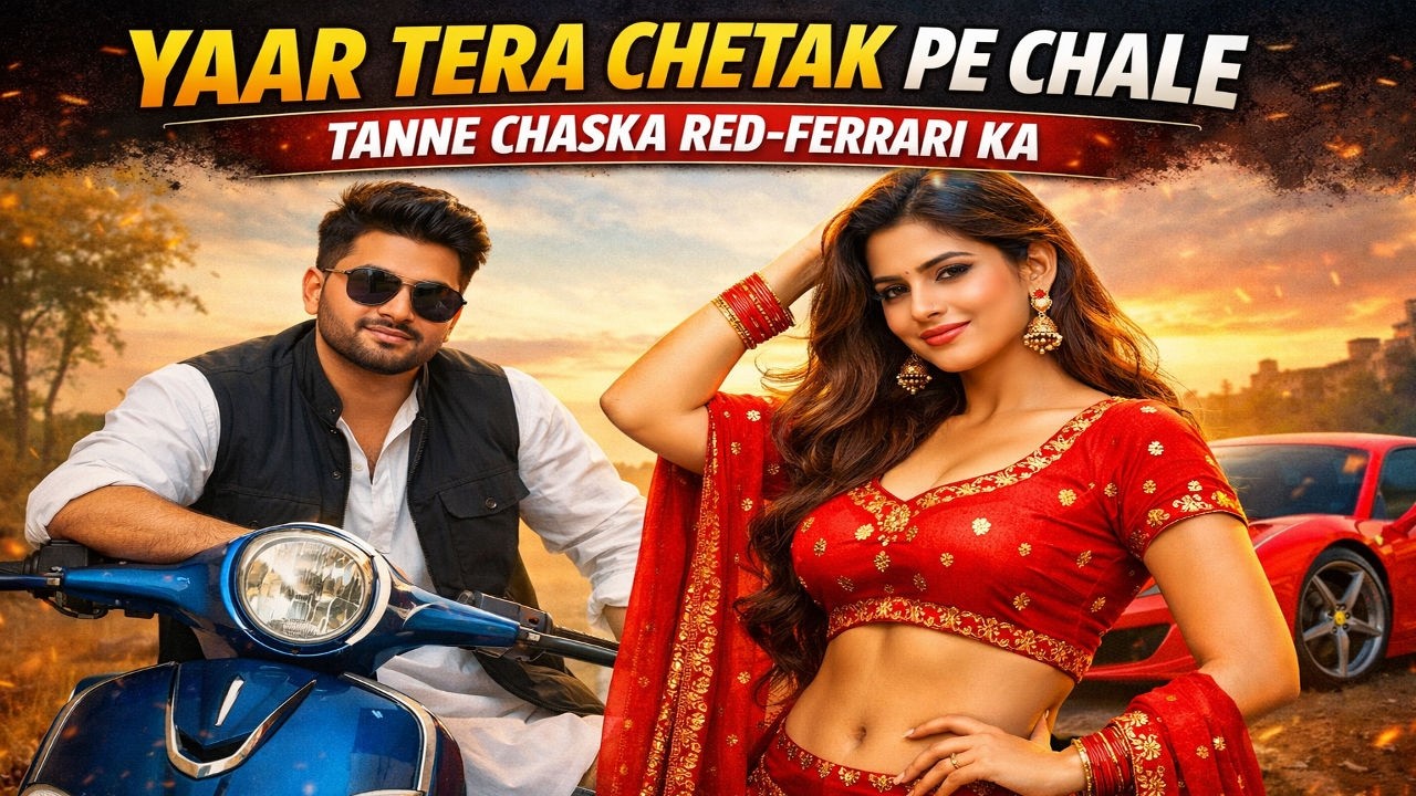#ChetakVsFerrari #HaryanviSong #DesiSwag #DesiAttitude #Song #Jat #HaryanviRap #Chetak #HaryanaMusic
