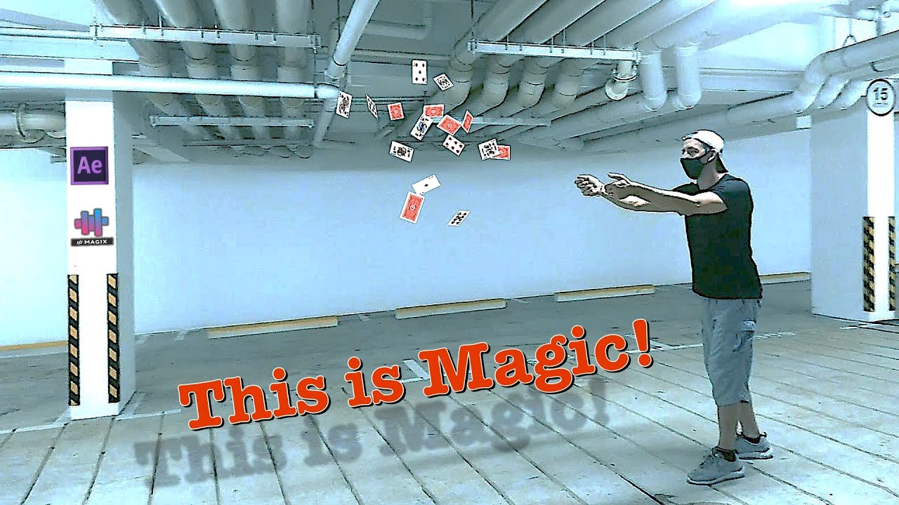 Cards freeze effect 360 and Magic trick!! - After Effects & Magix Music Maker