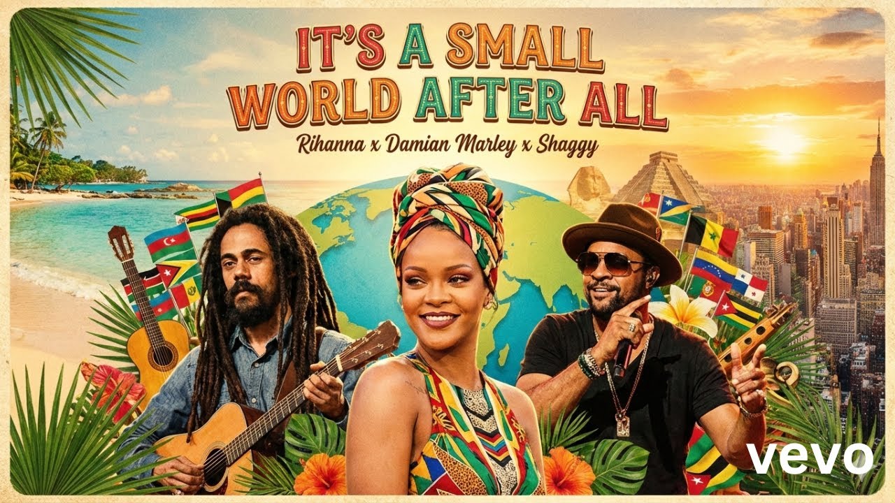 🌍 Rihanna, Damian Marley & Shaggy – IT’S A SMALL WORLD AFTER ALL
